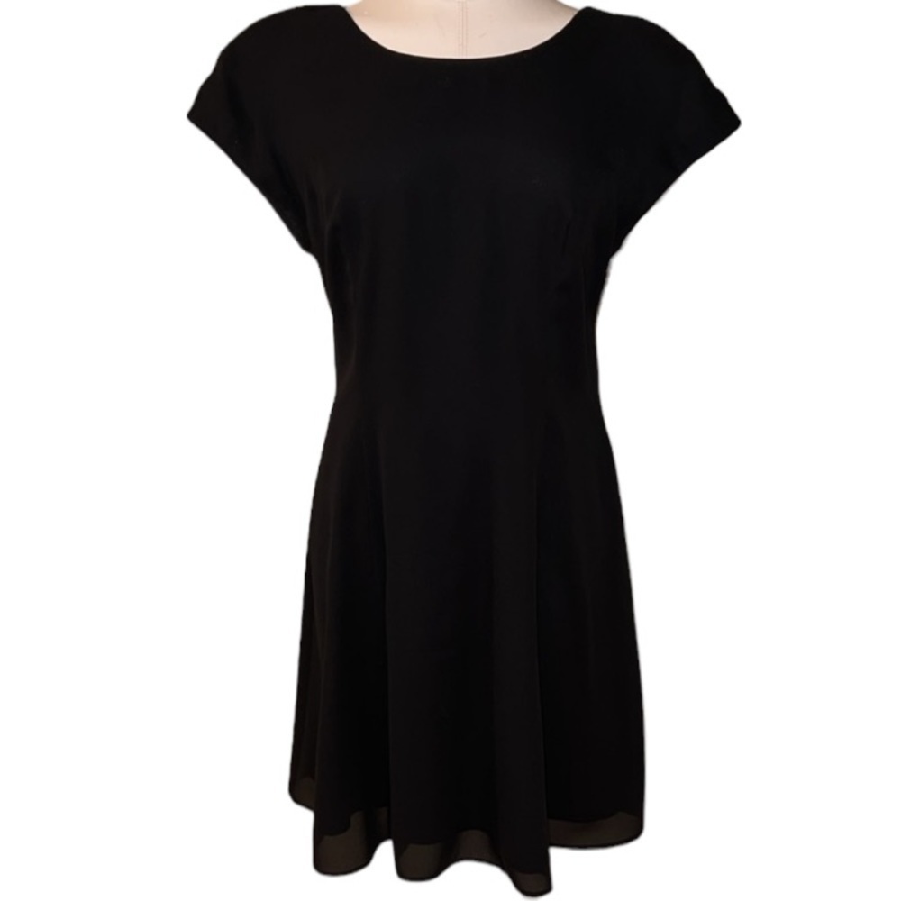 Women’s black bow dress